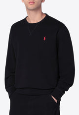 Polo Ralph Lauren Logo Embroidered Sweatshirt Blue 710766772001CO/R_POLOR-PB