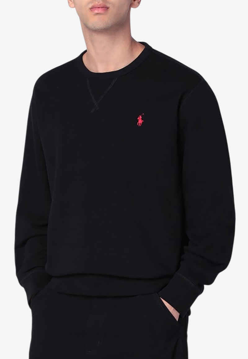 Polo Ralph Lauren Logo Embroidered Sweatshirt Blue 710766772001CO/R_POLOR-PB