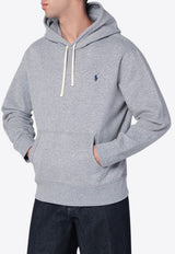 Polo Ralph Lauren Logo Embroidered Drawstring Hoodie Gray 710766778006CO/R_POLOR-AH