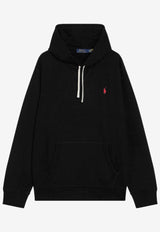 Polo Ralph Lauren Logo Embroidered Hooded Sweatshirt Black 710766778008UCO/S_POLOR-PB