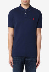 Polo Ralph Lauren Logo Embroidered Polo T-shirt Blue 710782592008CO/Q_POLOR-NN