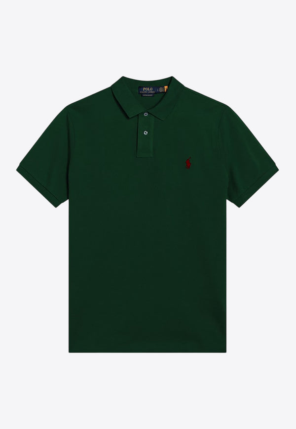 Polo Ralph Lauren Logo Embroidered Polo T-shirt Dark Green 710782592015CO/Q_POLOR-CG