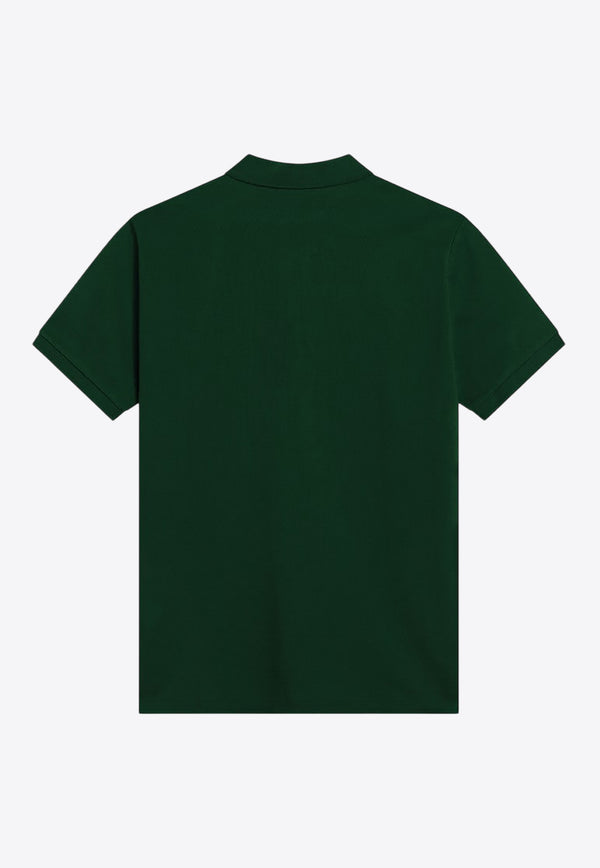 Polo Ralph Lauren Logo Embroidered Polo T-shirt Dark Green 710782592015CO/Q_POLOR-CG