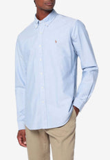 Polo Ralph Lauren Long-Sleeved Logo Shirt Light Blue 710792041002CO/R_POLOR-BL