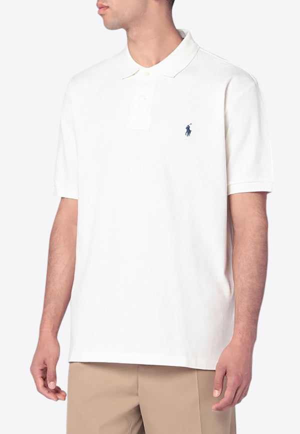 Polo Ralph Lauren Logo Embroidered Polo T-shirt White 710850860021CO/R_POLOR-DW