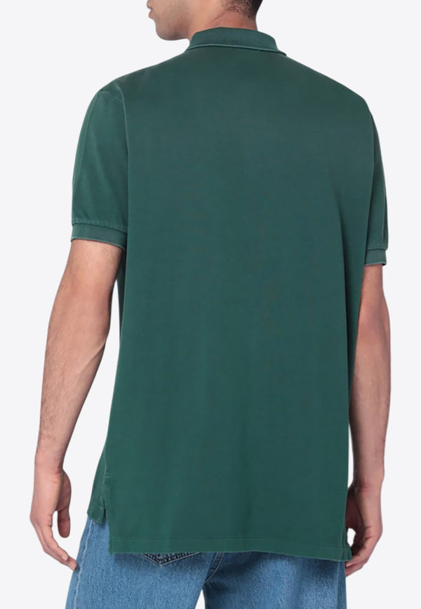 Polo Ralph Lauren Logo Embroidered Polo T-shirt Green 710850860050CO/R_POLOR-WF