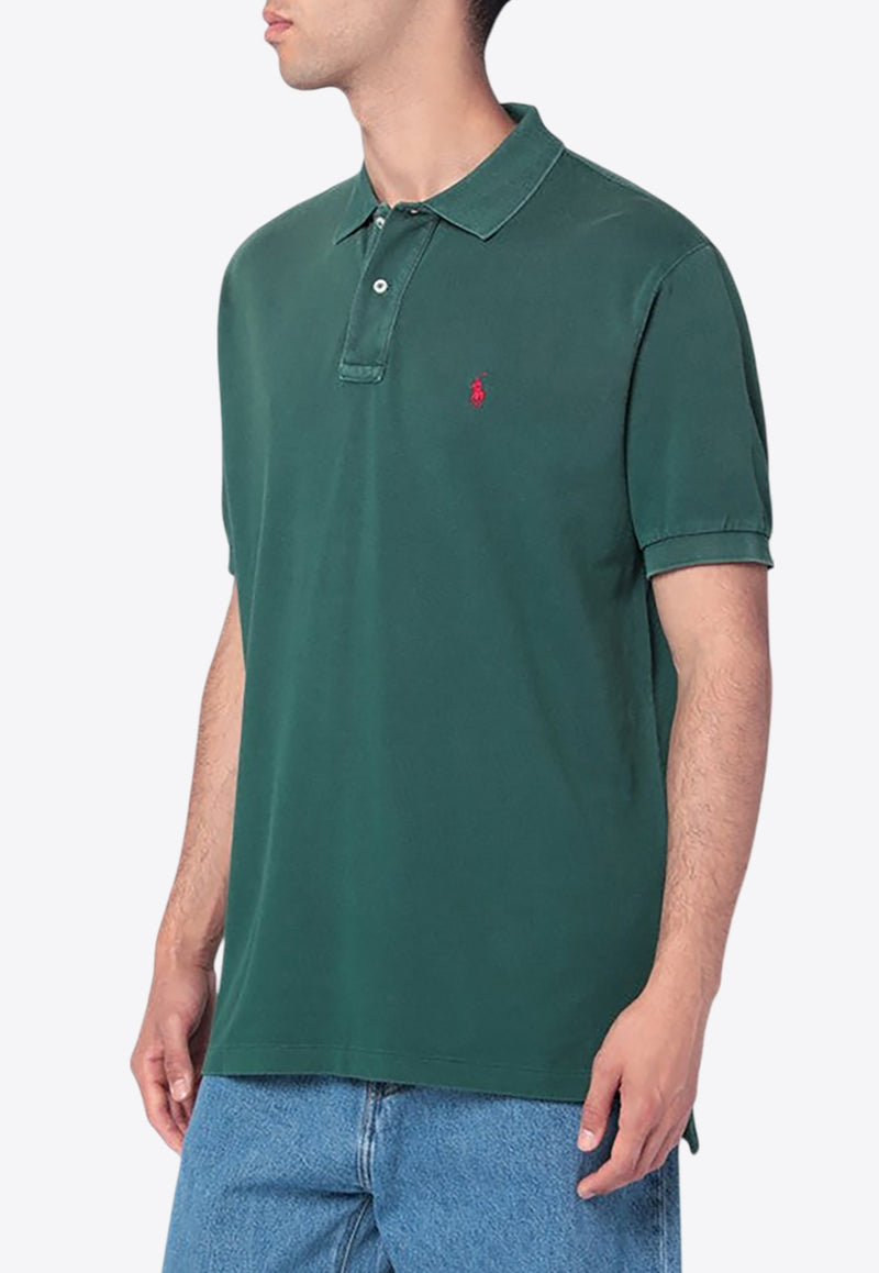 Polo Ralph Lauren Logo Embroidered Polo T-shirt Green 710850860050CO/R_POLOR-WF