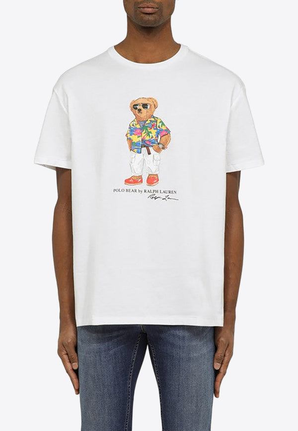 Polo Ralph Lauren Polo Bear Print Crewneck T-shirt White 710854497032CO/O_POLOR-WB