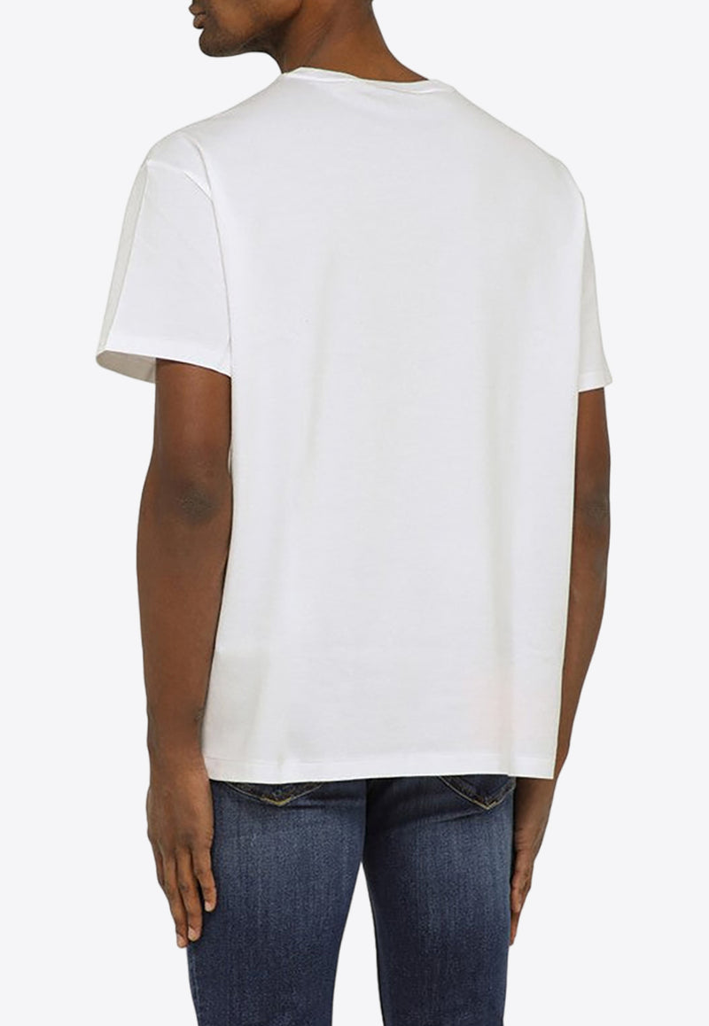 Polo Ralph Lauren Polo Bear Print Crewneck T-shirt White 710854497032CO/O_POLOR-WB
