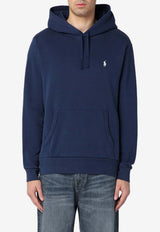 Polo Ralph Lauren Loopback Logo-Embroidered Hooded Sweatshirt Blue 710916690018CO/Q_POLOR-CN