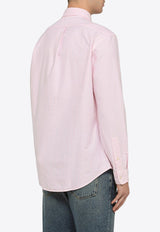Polo Ralph Lauren Logo Embroidered Striped Shirt Pink 710928922001CO/O_POLOR-RW