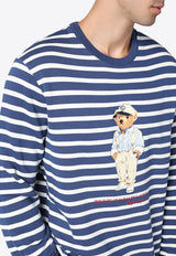 Polo Ralph Lauren Polo Bear Striped Sweatshirt Blue 710941864001CO/P_POLOR-LD