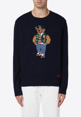 Polo Ralph Lauren Intarsia Knit Polo Bear Sweater Navy 710946138001WO/P_POLOR-BN