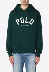 Polo Ralph Lauren Logo Applique Drawstring Hoodie Green 710952040005CO/P_POLOR-MA