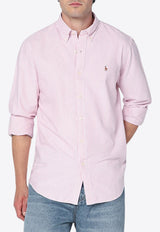 Polo Ralph Lauren Striped Logo Oxford Shirt Pink 710953704009CO/R_POLOR-AB