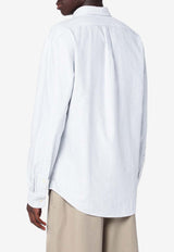 Polo Ralph Lauren Striped Long-Sleeved Oxford Shirt White 710953710008CO/R_POLOR-SW