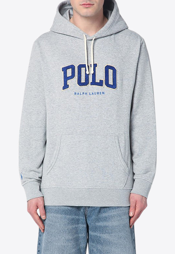 Polo Ralph Lauren Logo Print Hooded Sweatshirt Gray 710959017005CO/Q_POLOR-AH