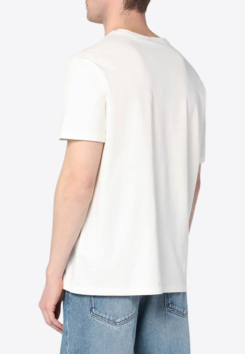 Polo Ralph Lauren Logo Embroidered T-shirt White 710964511002CO/Q_POLOR-NE