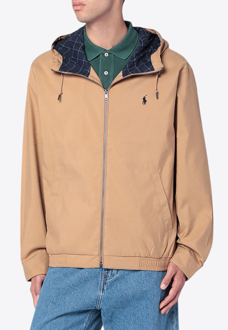 Polo Ralph Lauren Logo Embroidered Zip-Up Jacket Camel 710970568003PL/R_POLOR-CA