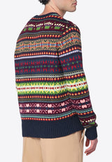 Polo Ralph Lauren Intarsia Knit Patterned Sweater Multicolor 710970655001CO/R_POLOR-NC