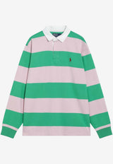Polo Ralph Lauren Striped Long-Sleeved Rugby Polo T-shirt Multicolor 710A13051003CO/S_POLOR-GS