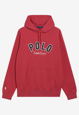 Polo Ralph Lauren Logo Embroidered Hoodie Red 710P04872002CO/S_POLOR-SR