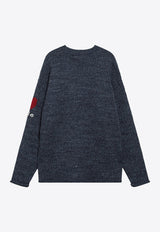 Polo Ralph Lauren I Love Polo Flag Intarsia Knit Sweater Blue 710P05225001CO/S_POLOR-BM