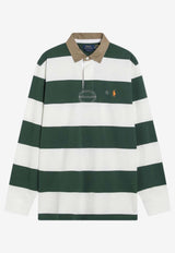 Polo Ralph Lauren Long-Sleeved Stripe Polo T-shirt Green 710P05317004CO/S_POLOR-GC