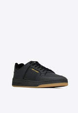 Saint Laurent SL/61 Leather Low-Top Sneakers Black 713600-AAB85-1613