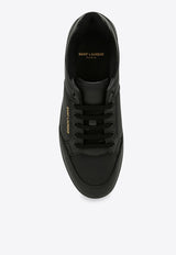 Saint Laurent SL/61 Leather Low-Top Sneakers Black 713600AAB85/P_YSL-1613