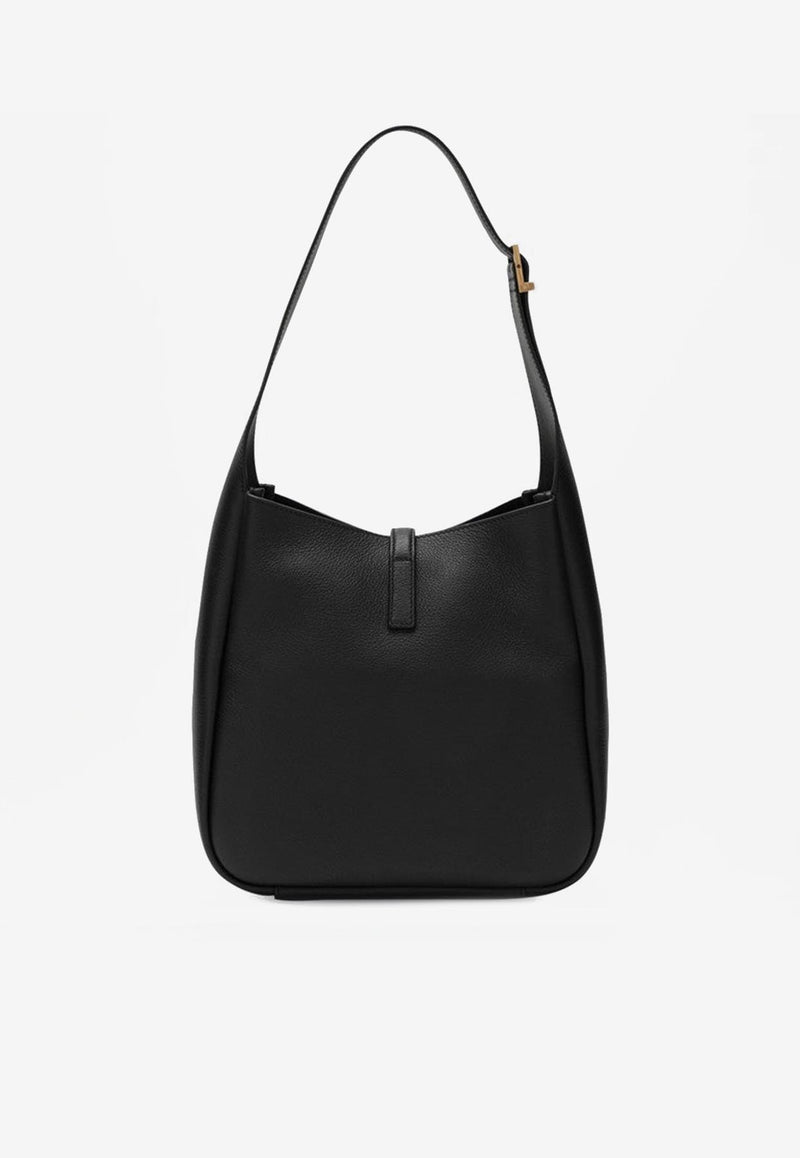 Saint Laurent Le 5 À 7 Leather Shoulder Bag Black 713938AAAUQ/R_YSL-1000