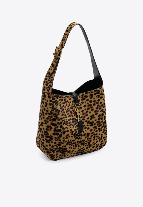 Saint Laurent Small Le 5 À 7 Leopard Print Shoulder Bag Brown 713938AAD0J/P_YSL-2790