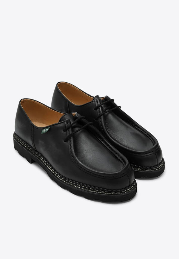 Paraboot Michael Leather Derby Shoes Black 715604LE/P_PARAB-LN