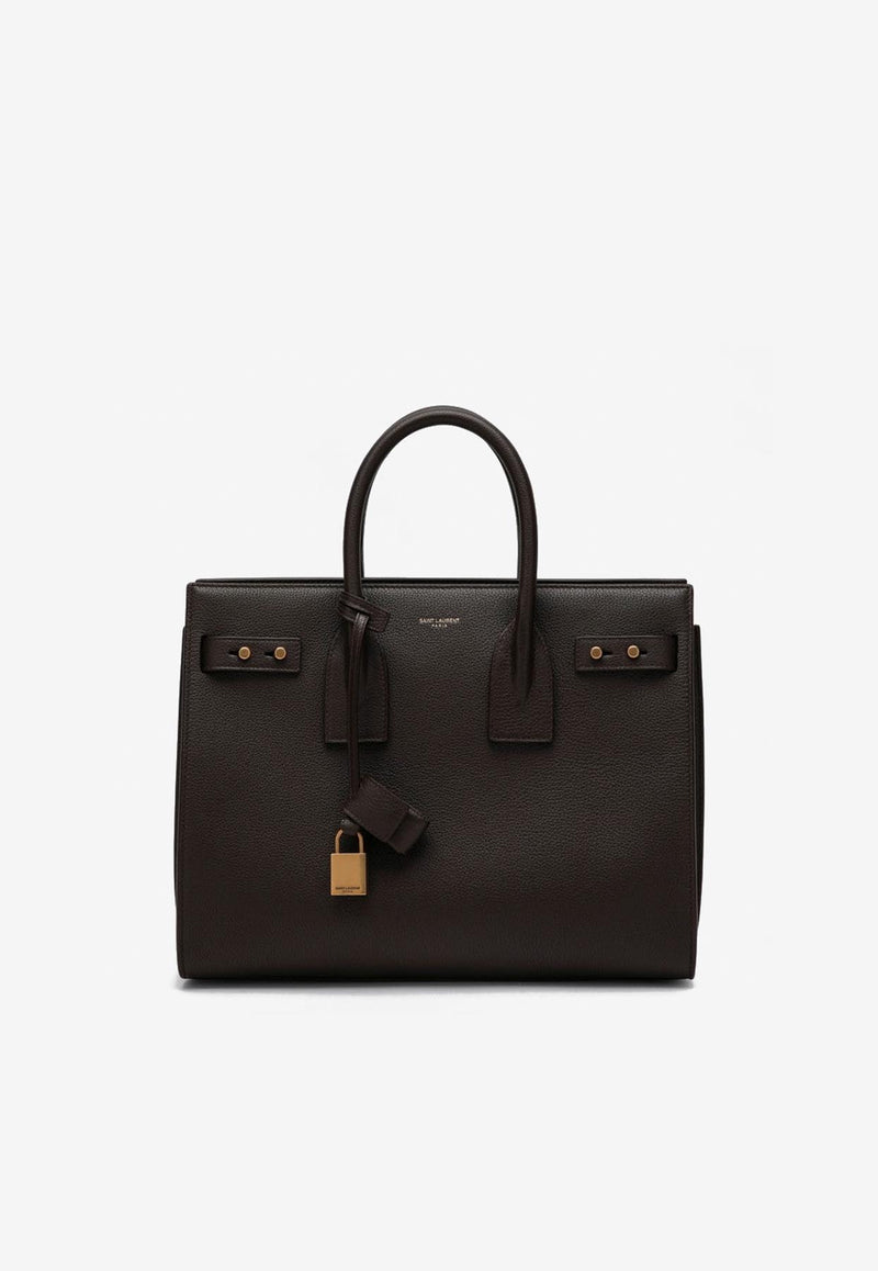 Saint Laurent Small Sac De Jour Tote Bag Dark Brown 717447DTI0W/P_YSL-2877