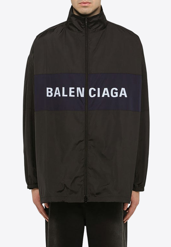 Balenciaga Logo-Printed Zip-Up Jacket 725302-TPO06/O_BALEN-1000