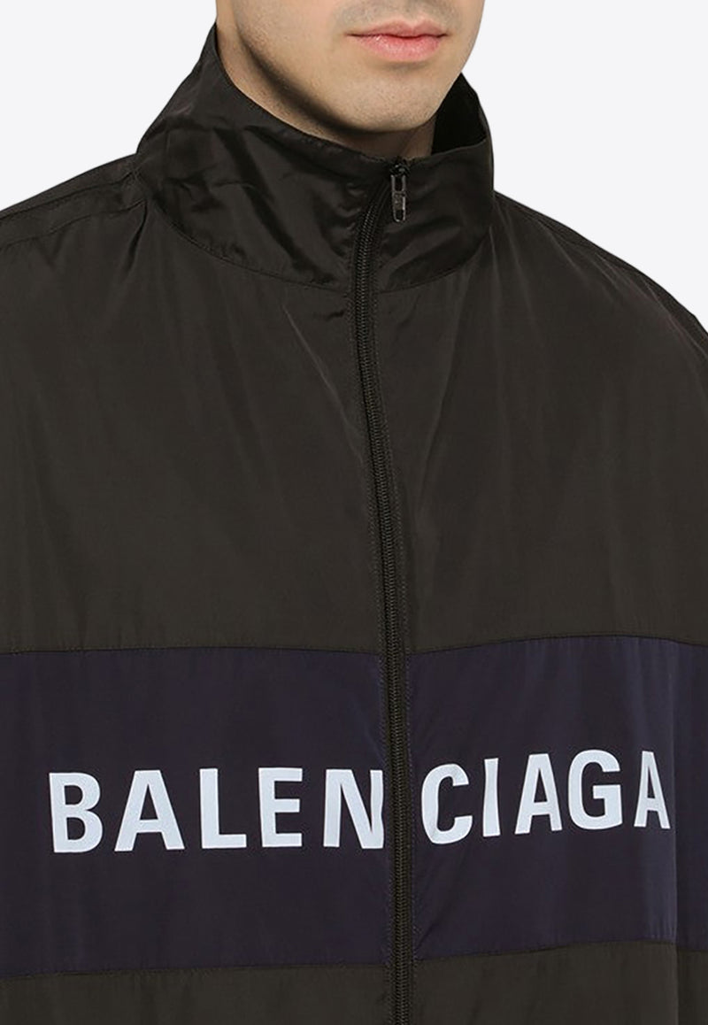 Balenciaga Logo-Printed Zip-Up Jacket 725302-TPO06/O_BALEN-1000