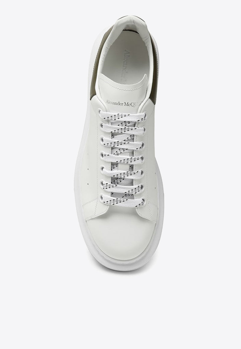 Alexander McQueen Oversized Leather Sneakers White 727388WHGP5/O_ALEXQ-9055