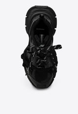 Balenciaga 3XL Nylon and Mesh Sneakers  Black 734731W3XL1/P_BALEN-1010