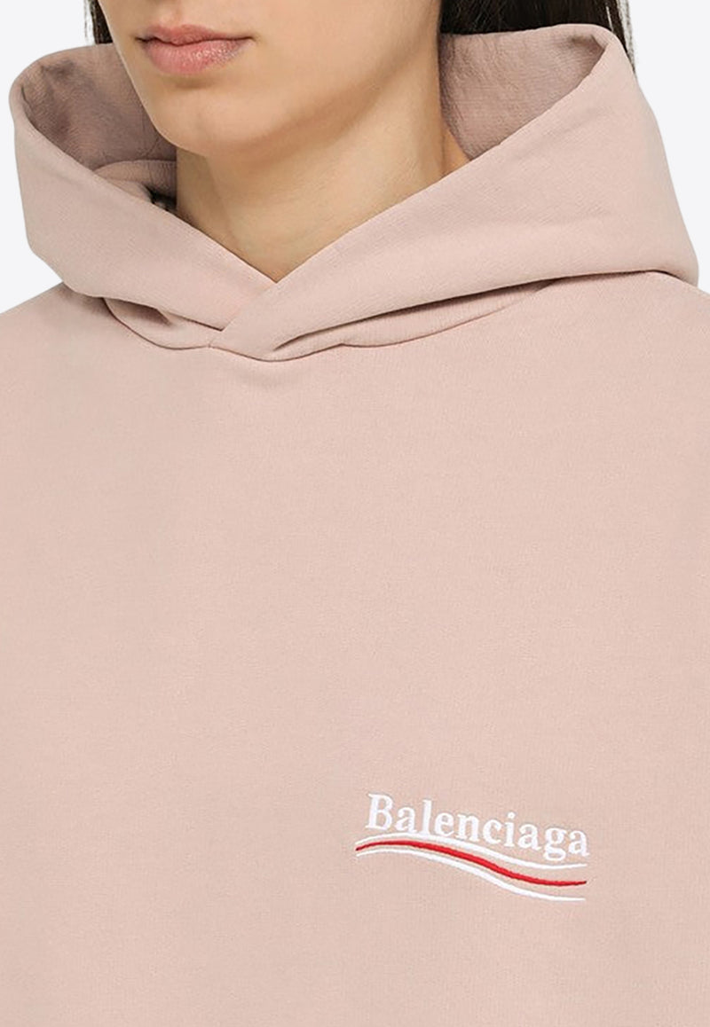Balenciaga Political Campaign Logo Hoodie 739024TKVI9/O_BALEN-1764 Pink