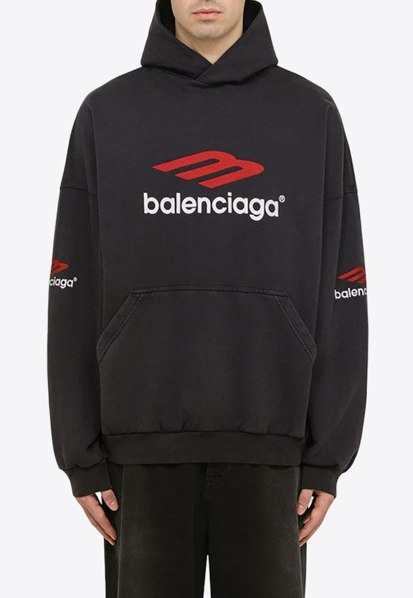 Balenciaga Icon 3B Sports Hooded Sweatshirt 739024TPVD8/O_BALEN-1470