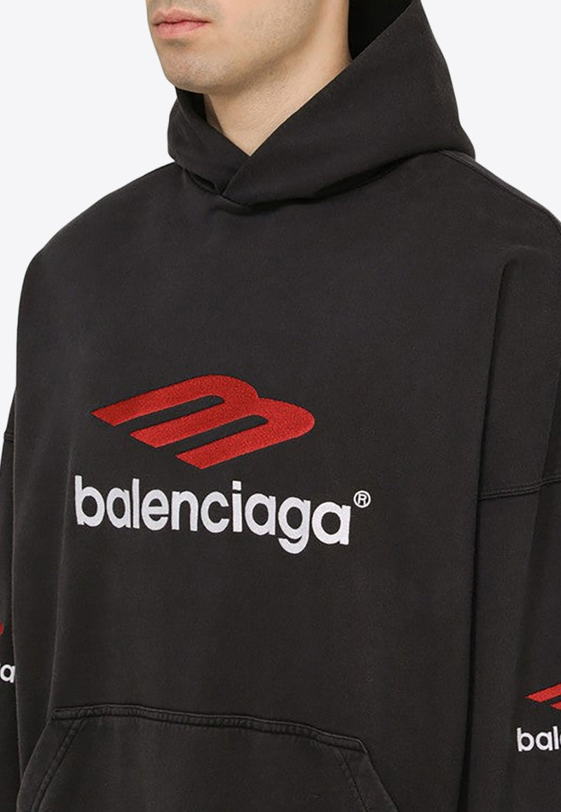 Balenciaga Icon 3B Sports Hooded Sweatshirt 739024TPVD8/O_BALEN-1470