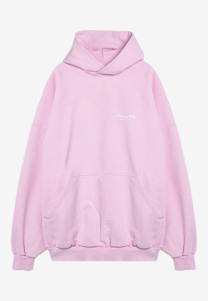 Balenciaga Beverly Hills Oversized Hoodie 739024TQVS7/P_BALEN-5708 Pink