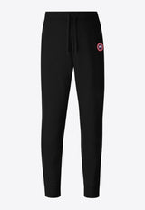 Canada Goose Huron Logo Patch Track Pants Black 7402MBLACK