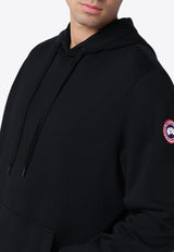 Canada Goose Huron Logo Hooded Sweatshirt Black 7403MCO/P_CANAD-61