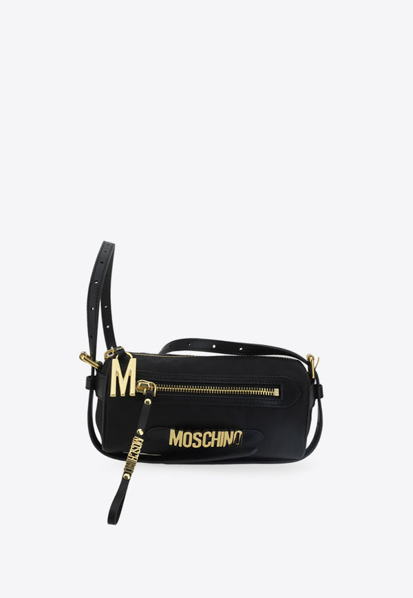 Moschino Logo Lettering Crossbody Bag Black 7420_8202_B3555