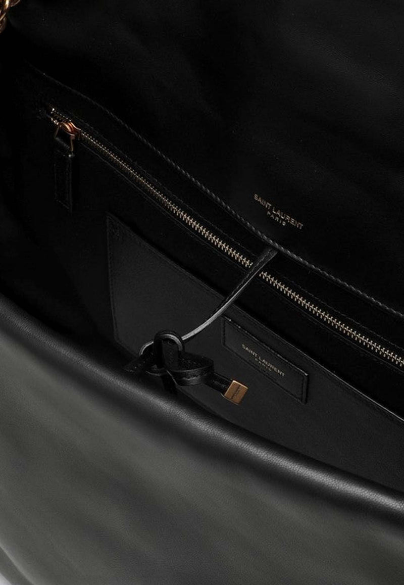 Saint Laurent Jamie 4.3 Nappa Leather Shoulder Bag Black 742431AAB32/O_YSL-1000