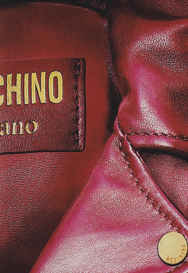 Moschino Jacket Print Silk Scarf Red 03549 0M2054-004