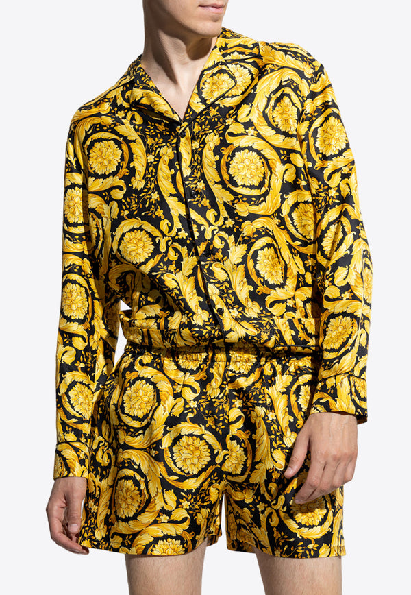 Versace Silk Barocco Pyjama Shorts 1005378 1A04661-5B000