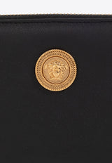 Versace Medusa Leather Zip-Around Wallet 1006196 1A03190-1B00V