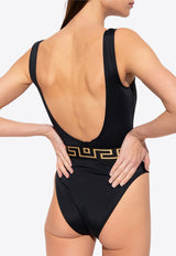 Versace Greca Band One-Piece Swimsuit 1003204 A232185-1B000